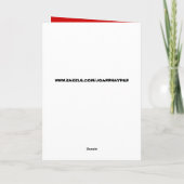 CRAZY À PROPOS DE VOUS Carte de Saint Valentin (Dos)