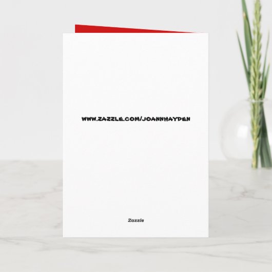 CRAZY À PROPOS DE VOUS Carte de Saint Valentin (Dos)