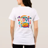 Crazy About Haar Tri-Blend Shirt (Achterkant)