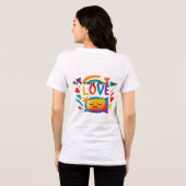 Crazy About Haar Tri-Blend Shirt (Achterkant volledig)