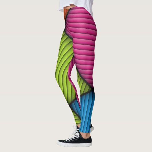 Crazy Abstract Funky Leggings (Links)