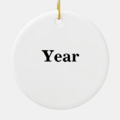 Crazy Antenna Mobile Home Ham Radio Ornament (Achterkant)