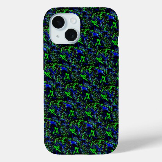 Crazy Artdeco in Funky Rainbow Style Case-Mate iPhone Case (Achterkant)