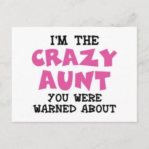 Crazy Aunt Briefkaart