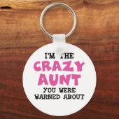 Crazy Aunt Sleutelhanger (Voorkant)