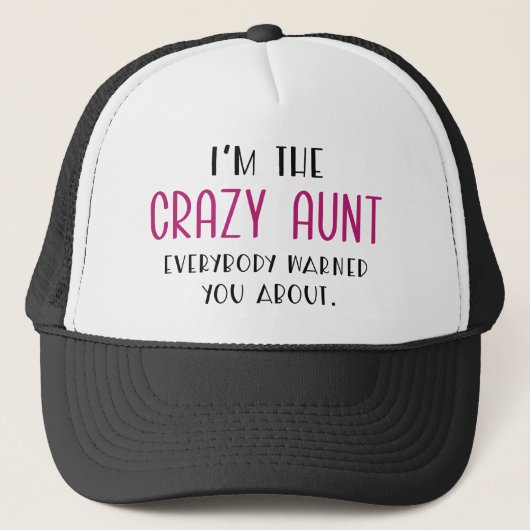 Crazy Aunt Trucker Pet (Voorkant)