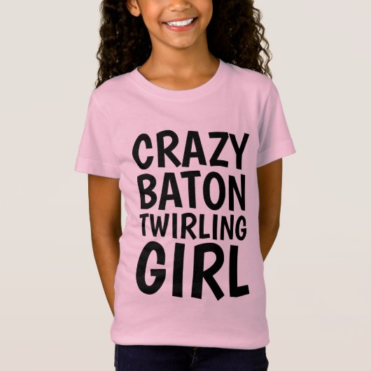 CRAZY BATON-TWIJFELT T-shirts, Kinder T-shirt (Voorkant)