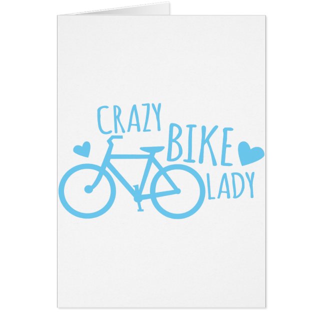 Crazy Bike Lady (Voorkant)