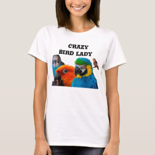 Crazy Bird Lady T-shirt
