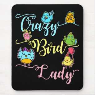 Crazy Bird Lover die Birder ziet Muismat