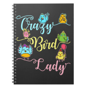 Crazy Bird Lover die Birder ziet Notitieboek