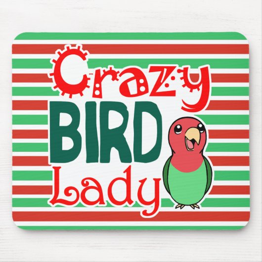 Crazy bird muismat (Voorkant)