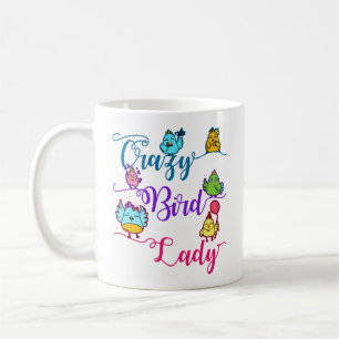 Crazy Bird Owner Lover Birder Koffiemok