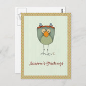 Crazy Birds Briefkaart (Voorkant / Achterkant)