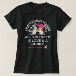 Crazy Bunny Person T-shirt