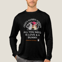 Crazy Bunny Person Tri-Blend Shirt