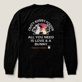 Crazy Bunny Person Tri-Blend Shirt