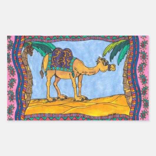 Crazy Camel Stickers (Voorkant)