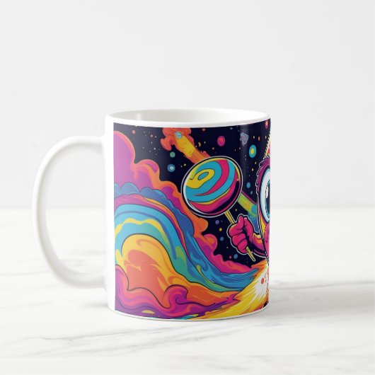Crazy Candy Swirl Fun Mug (Gauche)
