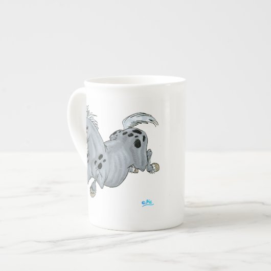 Crazy Cartoon Cheval os Chine Mug (Devant gauche)