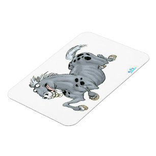 Crazy Cartoon Horse Flexible Magnet Magneet