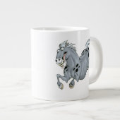 Crazy Cartoon Horse Jumbo Mug (Devant droit)