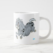 Crazy Cartoon Horse Jumbo Mug (Droite)