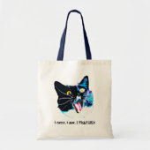 Crazy Cat Canvas tas (Voorkant)