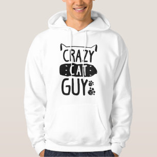 Crazy Cat Guy Hoodie