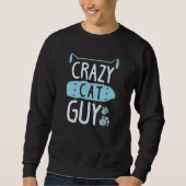 Crazy Cat Guy Trui (Voorkant)