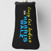 Crazy Cat Ladies voor HARRIS WALZ Golf Head Hoesje Golfheadcover (Draai 90)