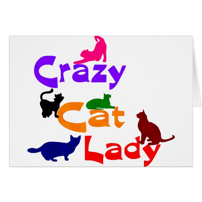 CRAZY CAT LADY (Voorkant Horizontaal)