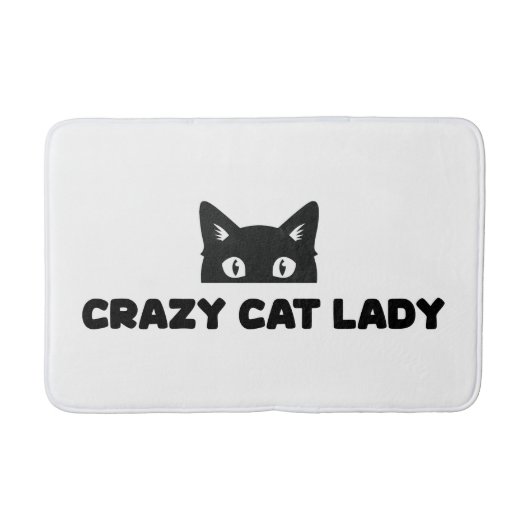 Crazy Cat Lady Bath Mat (Voorkant)