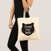 Crazy Cat Lady Canvas tas (Voorkant (product))