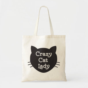 Crazy Cat Lady Canvas tas