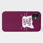 Crazy Cat Lady Case-Mate iPhone Case (Achterkant (horizontaal))