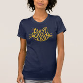 Crazy Cat Lady Cat Face T-shirt (Voorkant)