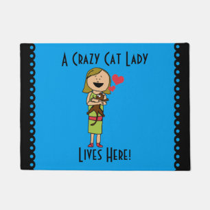 Crazy Cat Lady Doormat Deurmat