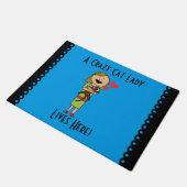 Crazy Cat Lady Doormat Deurmat (Schuin)
