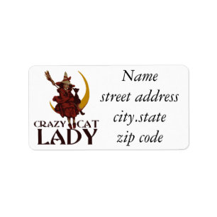 Crazy Cat Lady Etiket
