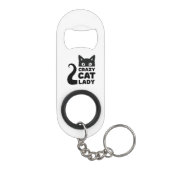 Crazy Cat Lady Flesopener Mini Flessenopener (Achterkant)