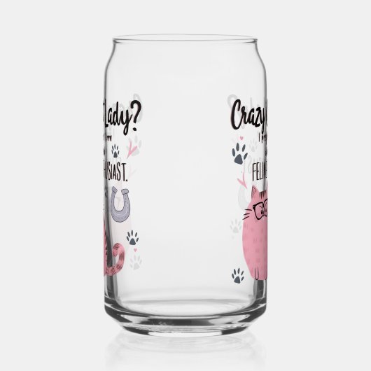 Crazy Cat Lady? Funny Cat Lover Gift  (Gauche)
