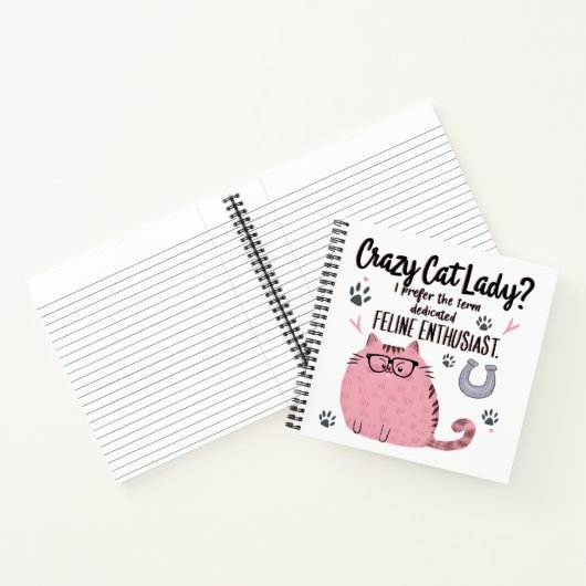 Crazy Cat Lady? Funny Cat Lover Gift  Notitieboek (Binnen)