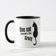 Crazy Cat Lady Funny Meow Coffee Mok