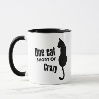 Crazy Cat Lady Funny Meow Coffee Mok