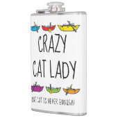 Crazy Cat Lady Funny Rafter Heupfles (Links)