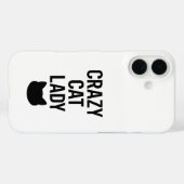 Crazy Cat Lady - Grappig Kattenliefhebber Gift Case-Mate iPhone Case (Achterkant (horizontaal))
