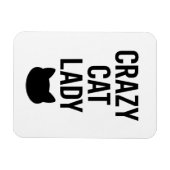 Crazy Cat Lady - Grappig Kattenliefhebber Gift Magneet (Horizontaal)