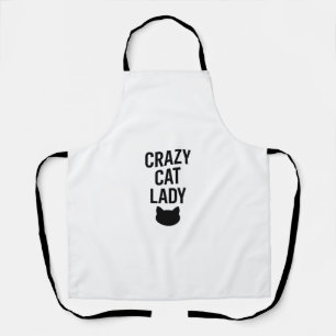 Crazy Cat Lady - Grappig Kattenliefhebber Gift Schort