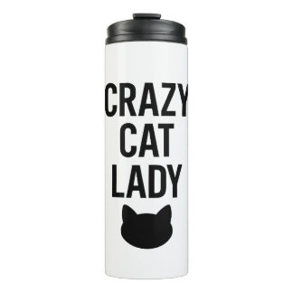 Crazy Cat Lady - Grappig Kattenliefhebber Gift Thermosbeker